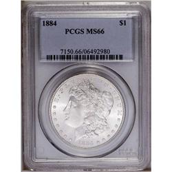 1884 S$1 MS66 PCGS. A high-end Premium Gem of this iss
