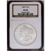 Image 1 : 1884-S S$1 AU58 NGC. Although the surfaces are lightly