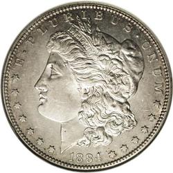 1884-S S$1 MS61 NGC. At first glance, this coin appear