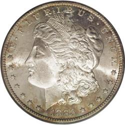 1885-CC S$1 MS65 Prooflike PCGS. Although the 1885-CC