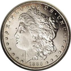 1885-CC S$1 MS65 Deep Mirror Prooflike ANACS. Fully st