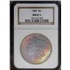 Image 3 : 1886 S$1 MS67 S NGC. The obverse is bathed with rich