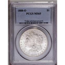 1888-O S$1 MS65 PCGS. Well struck and brilliant, with