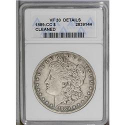 1889-CC S$1 --Cleaned--ANACS. VF30 Details. Pleasing li