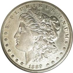 1889-CC S$1 --Cleaned--ANACS. XF45 Details. Softly stru