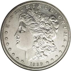 1889-CC S$1 --Rims Filed, Whizzed--ANACS. AU50 Details.