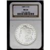 Image 1 : 1889-O S$1 MS64 NGC. Silver-gray surfaces display plea