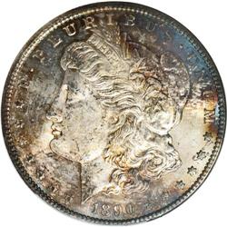 1890-CC S$1 Tail Bar MS65 NGC. VAM-4. A Top 100 Variet