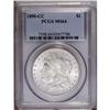 Image 1 : 1890-CC S$1 MS64 PCGS. Dazzling luster is exuded from