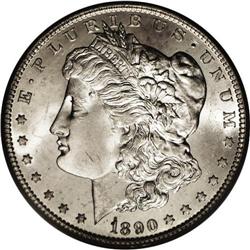 1890-CC S$1 MS64 PCGS. Fully brilliant luster on both