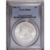 Image 1 : 1891-CC S$1 MS64 PCGS. Pleasing luster endows essentia