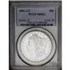 Image 1 : 1891-CC S$1 MS64 PCGS. Lovely near-Gem example of this