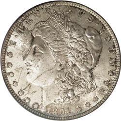 1891-CC S$1 MS65 PCGS. Toned with splashes of light go