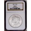 Image 1 : 1891-O S$1 MS64 NGC. A minor luster graze behind Liber