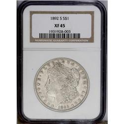 1892-S $1 XF45 NGC. A nice coin for the grade that is