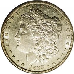 1892-S S$1 AU53 PCGS. It seems like every auction we h