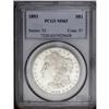 Image 1 : 1893 S$1 MS63 PCGS. Lustrous surfaces display wisps of