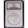 Image 1 : 1893 S$1 MS64 NGC. An impressive near-Gem example of t