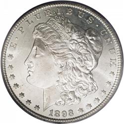 1893-CC S$1 MS64 PCGS. The 1893-CC dollar, with a mint