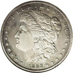1893-S S$1 --Repaired--ANACS. VF20 Details. Liberty''s