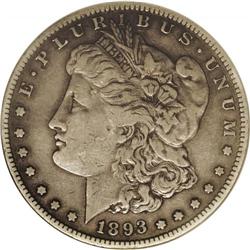 1893-S S$1 VF35 NGC. An issue that seems to increase w