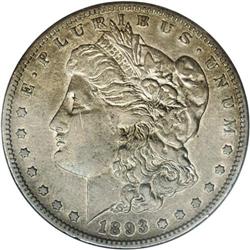 1893-S S$1 --Cleaned--ANACS. XF45 Details.