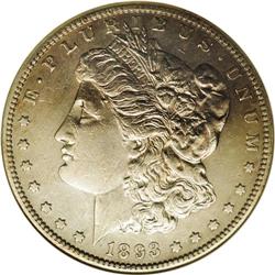 1893-S S$1 --Repaired--ANACS. AU50 Details. Some smooth