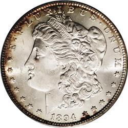 1894 S$1 MS63 PCGS. At first glance, this has the over