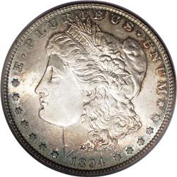 1894 S$1 MS63 PCGS. Satiny and well defined with attra