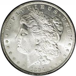 1894-O S$1 MS61 PCGS. This brilliant and flashy exampl