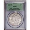 Image 1 : 1894-O S$1 MS62 PCGS. The pleasing satin surfaces of t