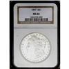 Image 1 : 1897 S$1 MS66 NGC. Frosty luster endows silver-gray su