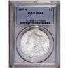 1897-S S$1 MS65 PCGS. Beautiful silver-blue cast cover