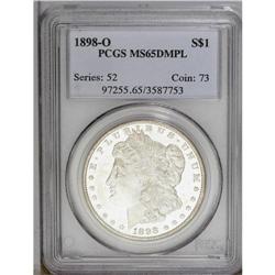 1898-O S$1 MS65 Deep Mirror Prooflike PCGS. A well str