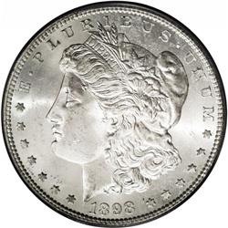 1898-S S$1 MS64 PCGS. Essentially untoned with shimmer