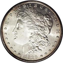1899-S S$1 MS65 PCGS. While available in the lower gra