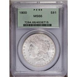 1900 S$1 MS66 PCGS. Brilliant throughout with bright,