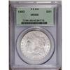 Image 1 : 1900 S$1 MS66 PCGS. Brilliant throughout with bright,
