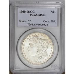 1900-O/CC S$1 MS63 PCGS.From The Indiana Undertaker Co