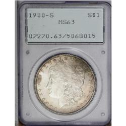 1900-S S$1 MS63 PCGS. Nicely struck for this often sub