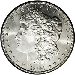 1904-S S$1 MS65 PCGS. Most of the design elements are