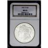 Image 1 : 1921-S S$1 MS65 NGC. A pleasing and appealing example
