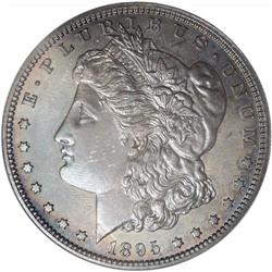 1895 S$1 PR65 NGC. Although the mintage of 1895 dollar