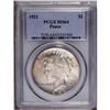 Image 1 : 1921 S$1 MS64 PCGS. This is a remarkable near-Gem exam