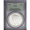 Image 1 : 1925 S$1 MS66 PCGS. An exceedingly frosty and essentia