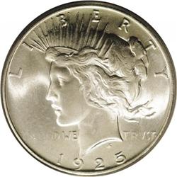 1925 S$1 MS67 PCGS. This Superb Gem is a remarkable ex