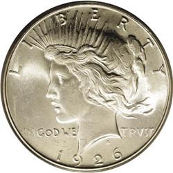 1926-S S$1 MS66 PCGS. The 1926-S is one of those magic