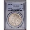Image 1 : 1927-D S$1 MS64 PCGS. Boldly struck with creamy satin
