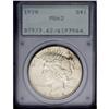 Image 1 : 1928 S$1 MS62 PCGS. Subdued luster with a patch of dar