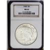 Image 1 : 1928 S$1 MS62 NGC. Bright surfaces are nearly untoned,
